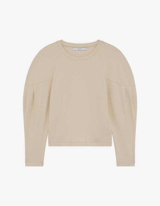ROUND NECK COLLAR TOP