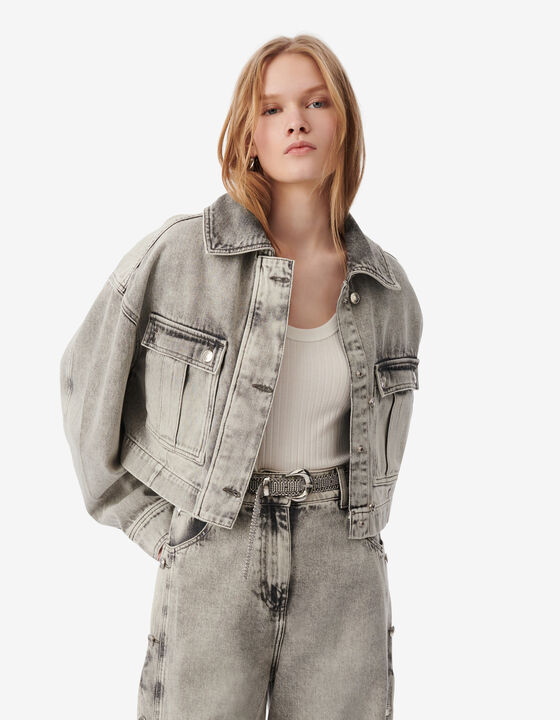 DENIM SHORT JACKET