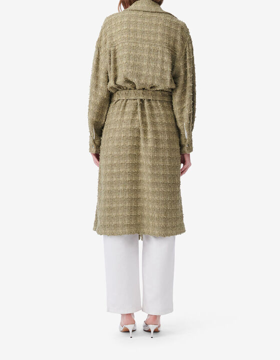 LONG TWEED OVERSHIRT