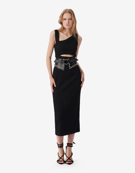 ROBE MIDI ASYMÉTRIQUE