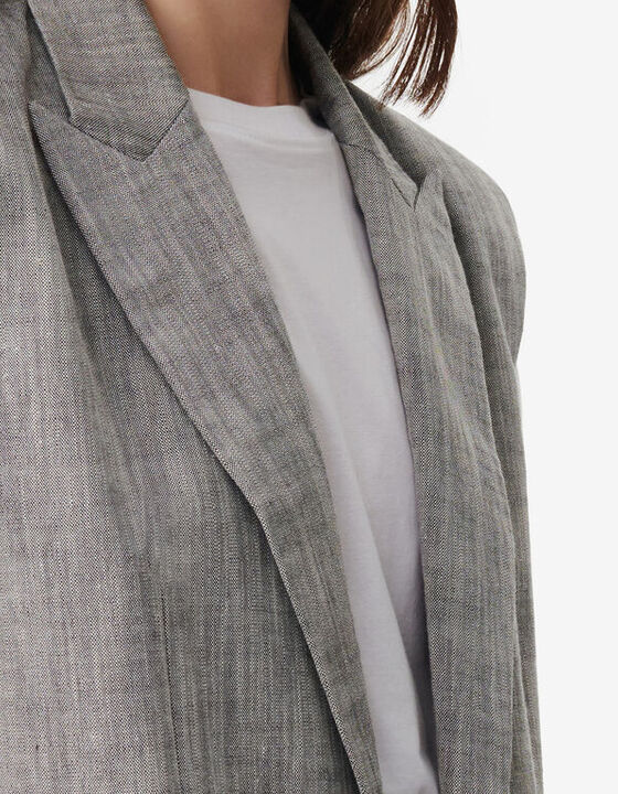SLEEVELESS SUIT JACKET
