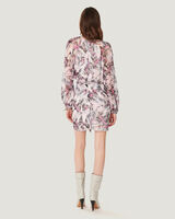 PAOLINA ABSTRACT PRINTED DRESS image number null