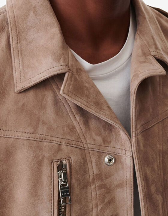 SUEDE LEATHER JACKET