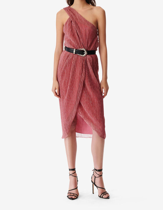 ASYMMETRICAL MIDI DRESS