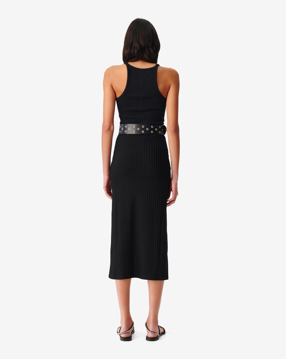 BILAGA RIBBED MIDI SKIRT