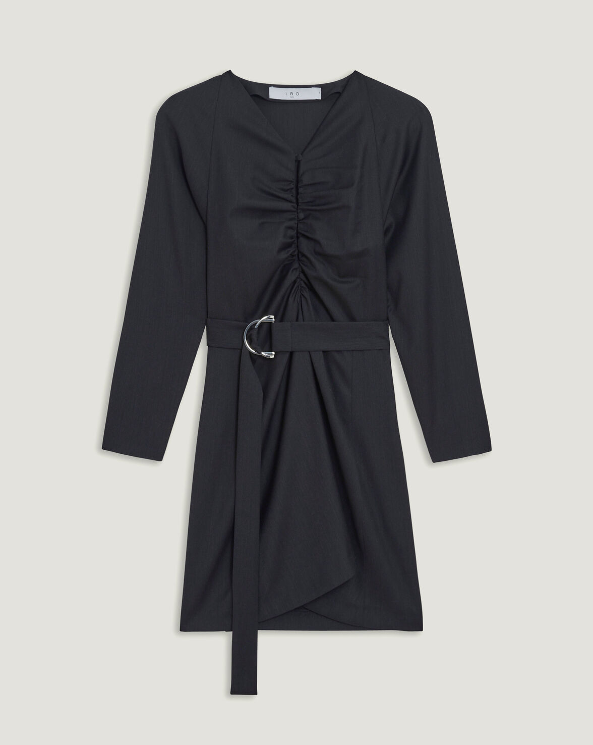 BAOMI RUCHED A-LINE MINI DRESS image number null