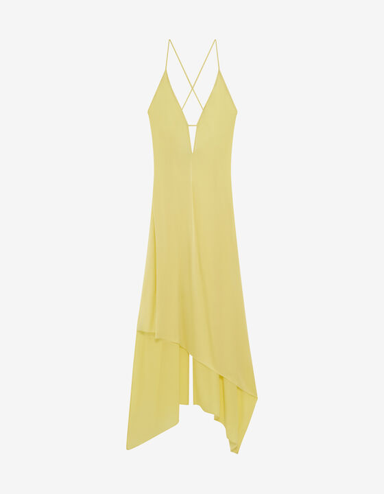 LONG SILK DRESS