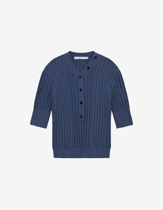 PULL C&Ocirc;TEL&Eacute; BOUTONN&Eacute;