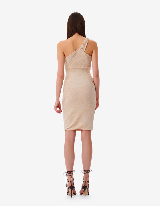 ASYMMETRICAL MIDI DRESS