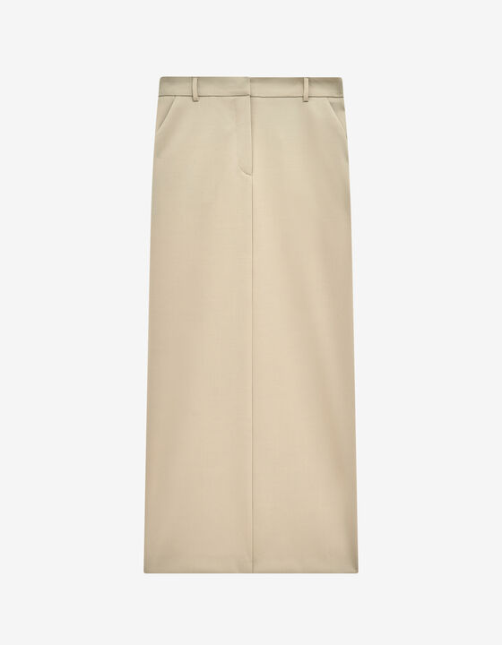 MAXI WOOL SKIRT