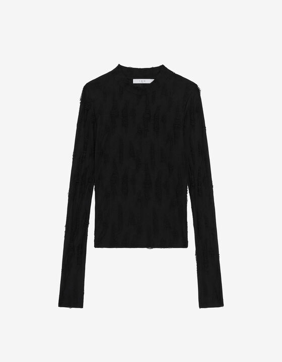 JACQUARD T-SHIRT
