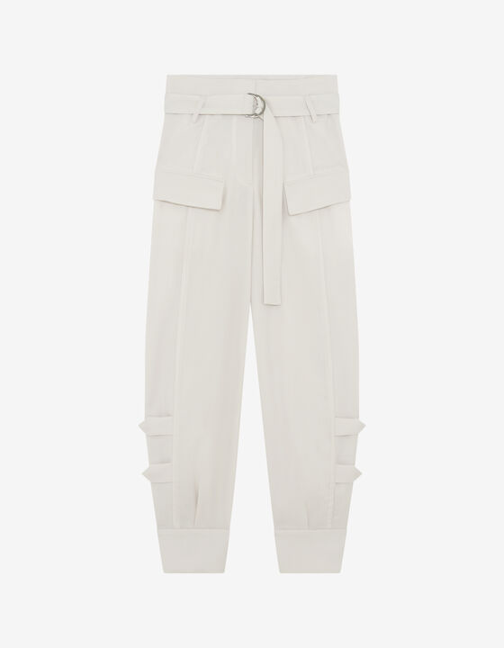 BELTED CARGO PANTS