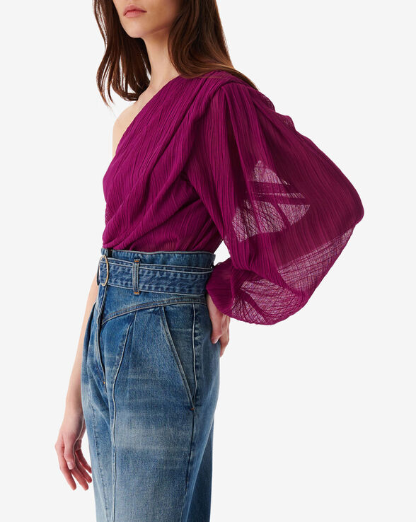 AMALYS GATHERED ASYMMETRICAL TOP