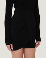 NEHUDA TULIP HEM HIGH WAIST MINI SKIRT image number null