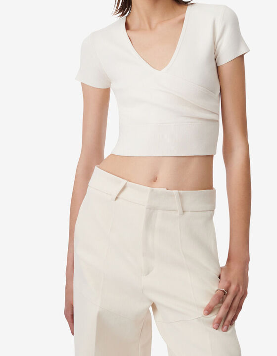SHORT-SLEEVE TOP