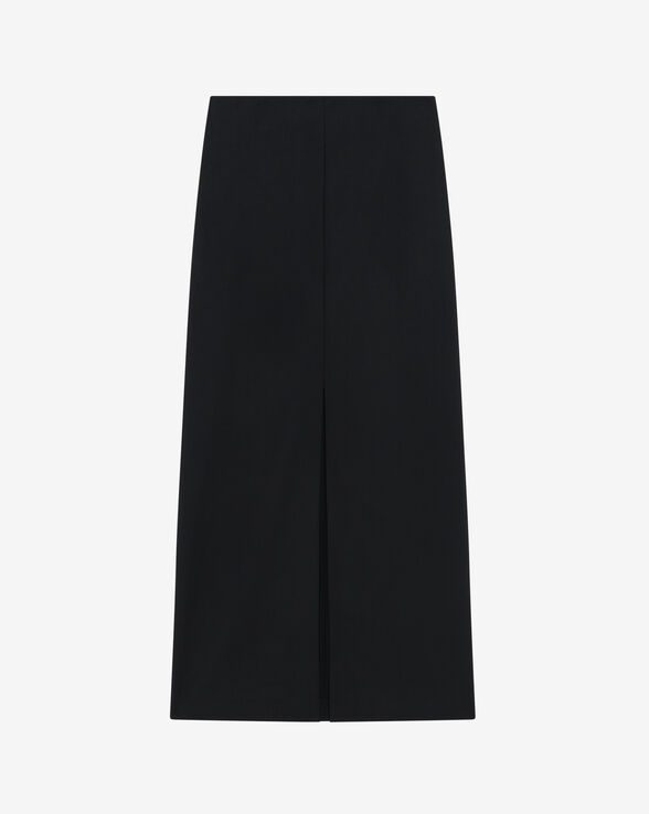 ISICE LONG WOOL SKIRT