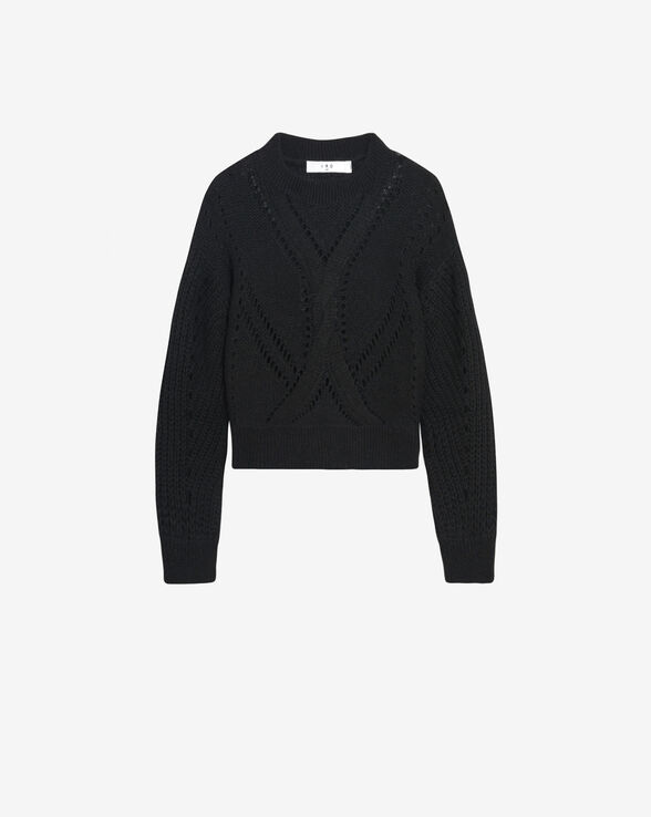 TEODORA CABLE-KNIT SWEATER