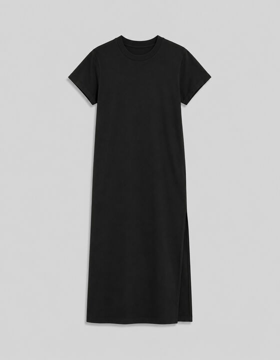 SLIT T-SHIRT DRESS