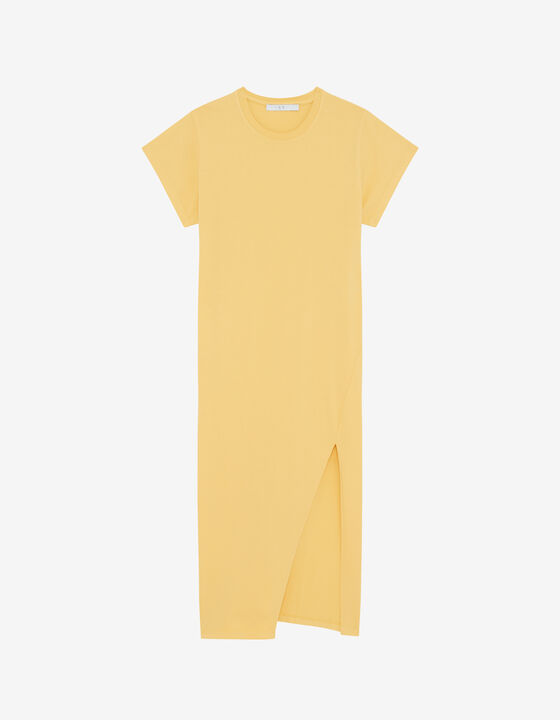 SLIT T-SHIRT DRESS