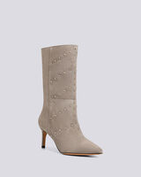 MILOW STUDDED SUEDE SLOUCH BOOTS image number null