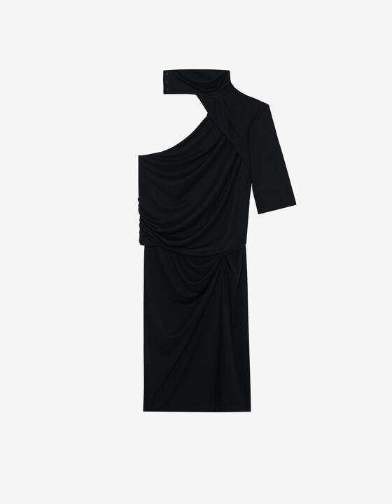 ASYMMETRIC MIDI DRESS