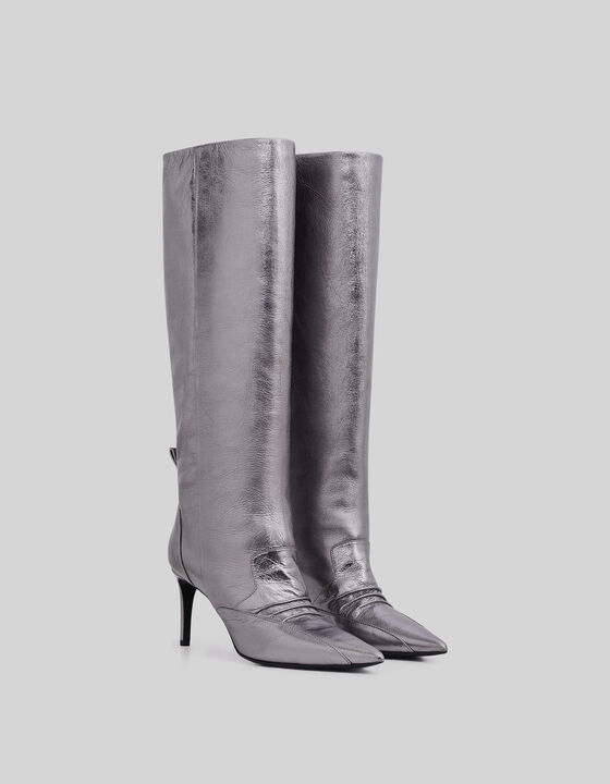 HIGH METALLIC BOOTS
