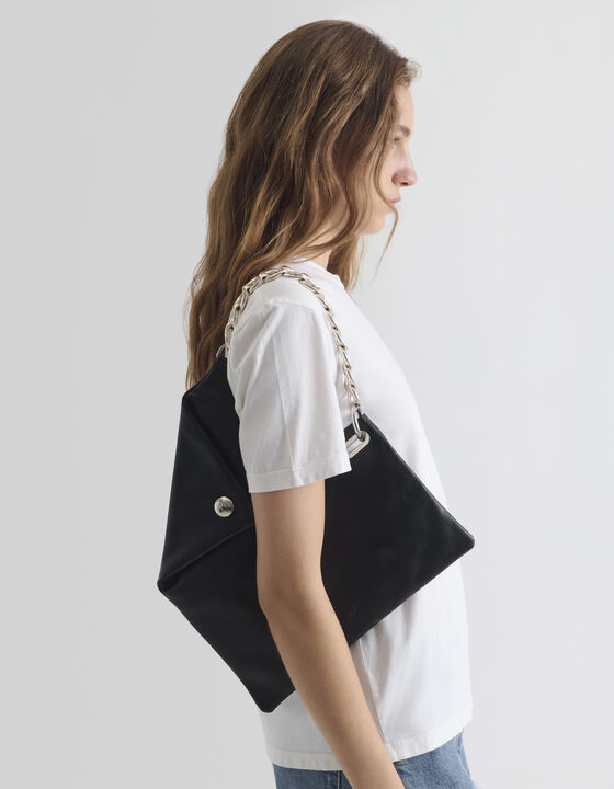 SAC PORT&Eacute; &Eacute;PAULE EN CUIR