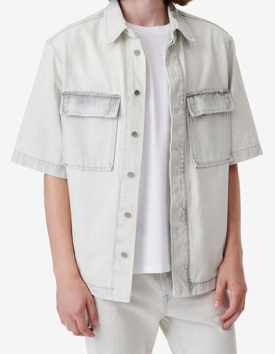 WASHED DENIM SHIRT