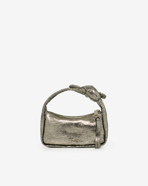 SAC EN CUIR NOUE BABY LEZARD