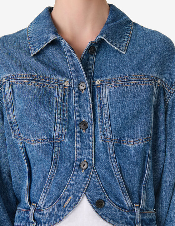 FLUID DENIM JACKET