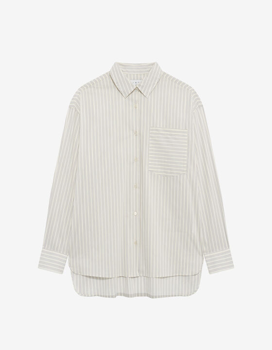 CHEMISE OVERSIZE &Agrave; RAYURES