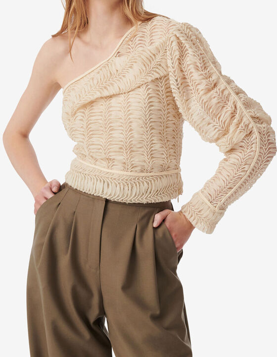 ONE SHOULDER CROP TOP