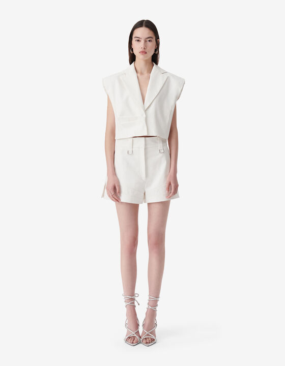 HIGH-WAISTED CUT-OFF SHORTS