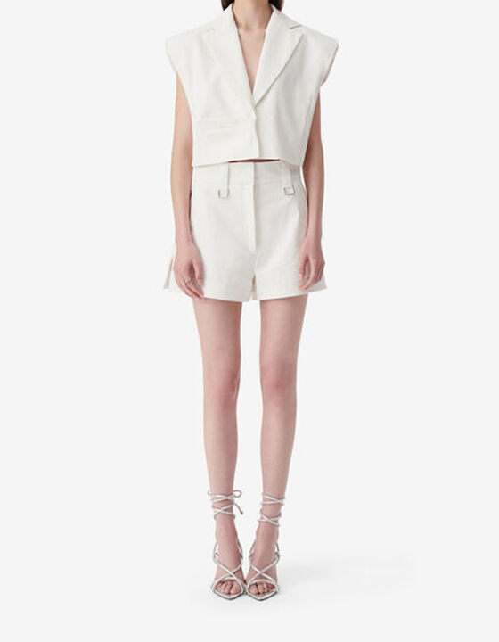 SHORT TAILLE HAUTE &Agrave; D&Eacute;COUPES