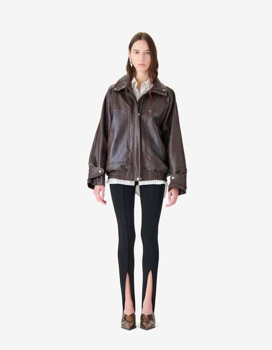 OVERSIZED LEATHER JACKET