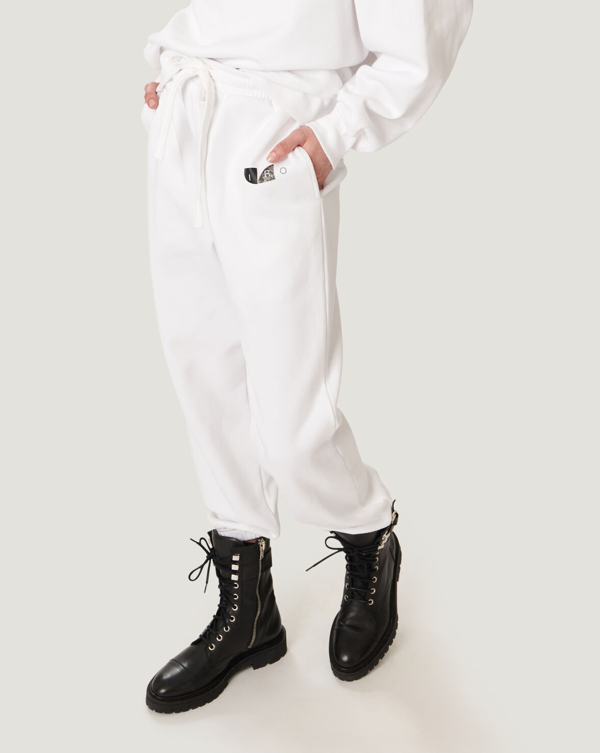 JAUDIE LACE UP LEATHER RANGERS BOOTS image number null