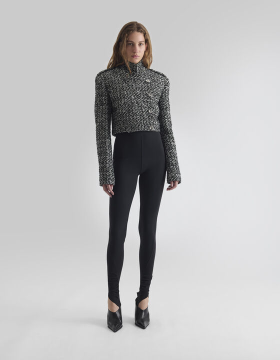 VESTE EN TWEED COURTE