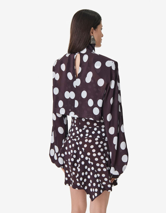 SHORT POLKA-DOT DRESS