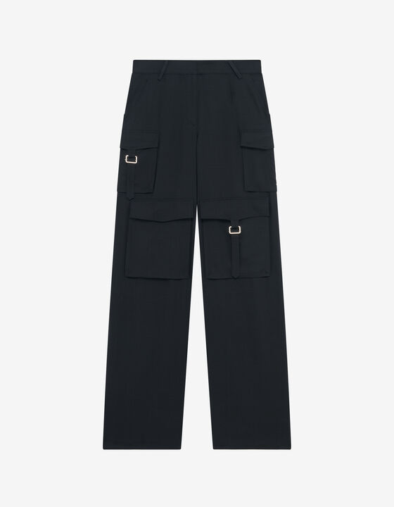 LOW-RISE CARGO PANTS