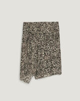 ROYA RUFFLED LEOPARD PRINT MINI SKIRT image number null