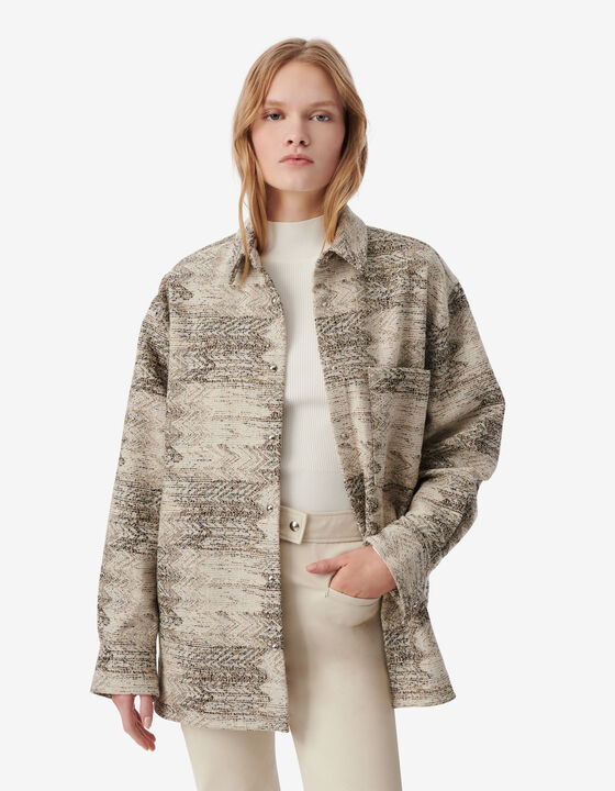 JACQUARD OVERSHIRT