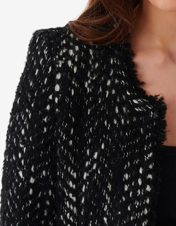 HERRINGBONE TWEED JACKET