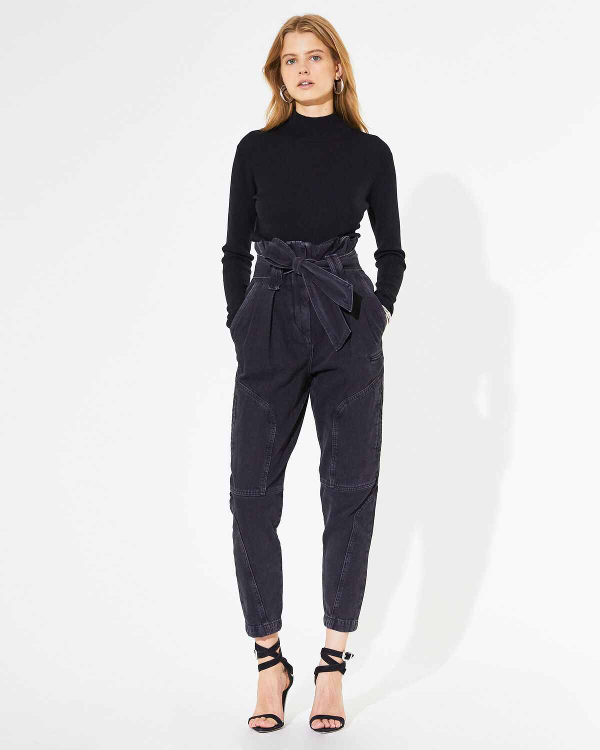Harry Trousers Black Denim by IRO Paris