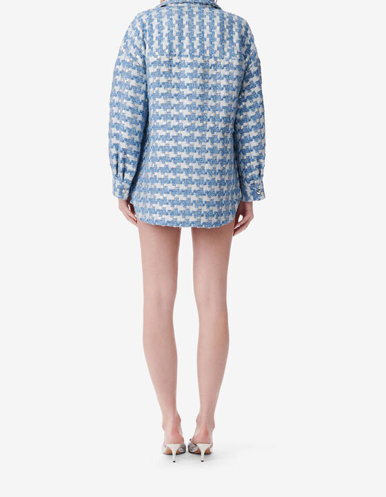 LONG LUREX TWEED JACKET