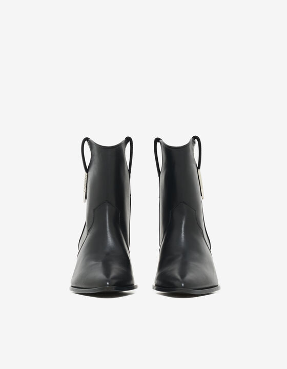 LEATHER ANKLE BOOTS