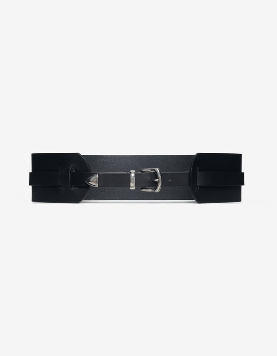 WIDE LEATHER BELT