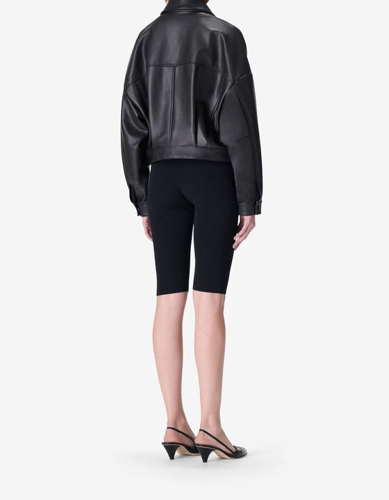 OVERSIZED LEATHER SHIRT
