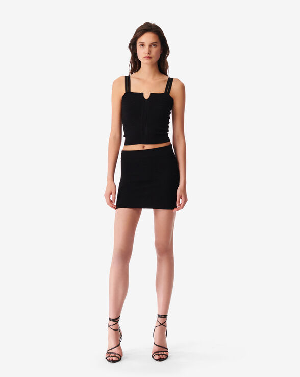 NICLA PATTERNED MINI SKIRT