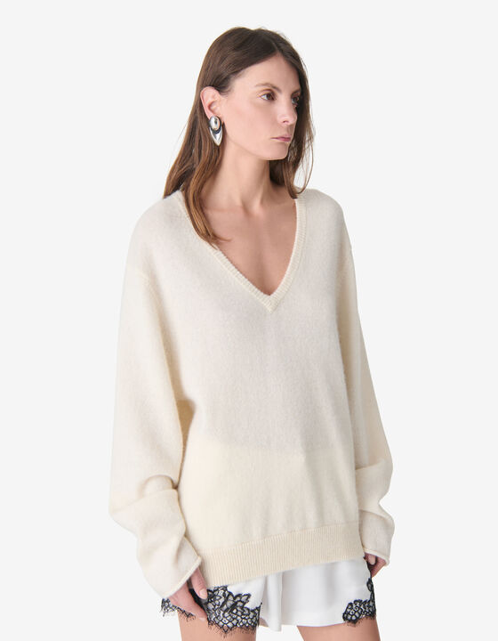 ALPACA V-NECK SWEATER