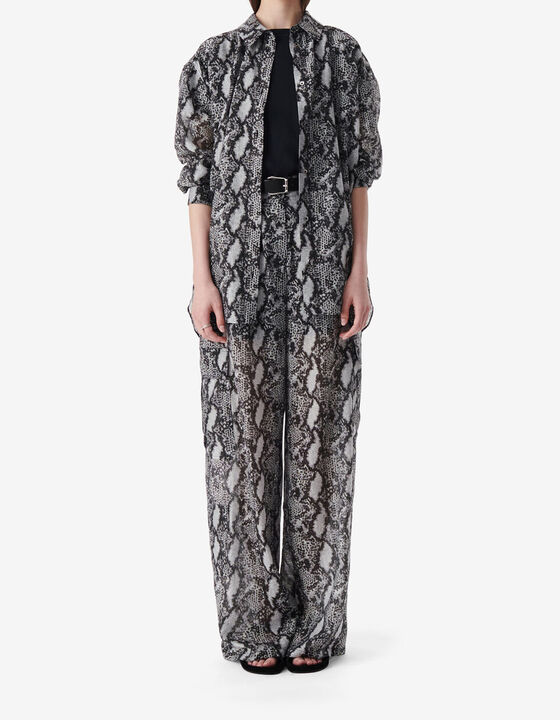 CHEMISE LONGUE &Agrave; IMPRIM&Eacute;